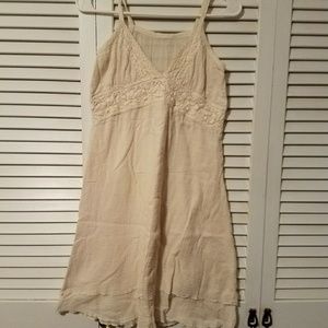 Cream tunic dress